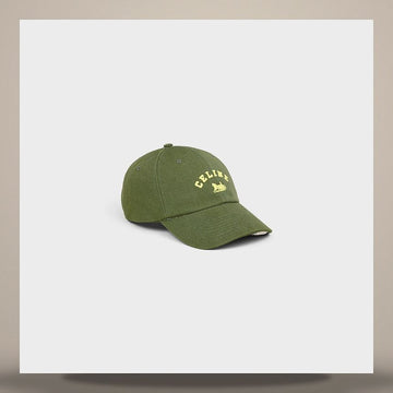 Celine Richelieu Cap - Cotton Twill Khaki AA0IE2U74.02KK 158500768 [P]