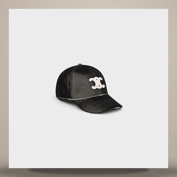 Celine Triomphe Baseball Cap - Cotton Black 2AUT6969P.38NO 158500776 [P]
