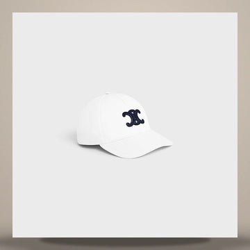 Celine Triomphe Baseball Cap - Cotton White 2AUT6969P.01BC 158500777 [P]