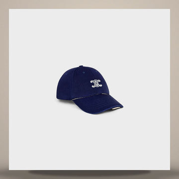 Celine Vivienne Cap - Cotton Twill Navy / White AA0HX2U74.07MW 158500783 [P]