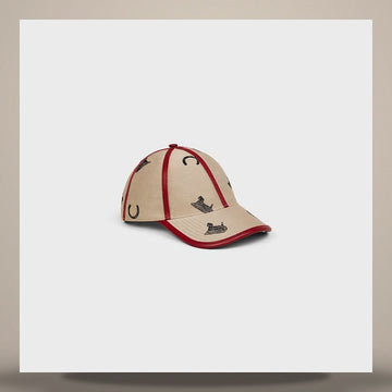CELINE Rasin Cap - Jacquard Baumwolle Beige/Schwarz AA0GT2M87.02BL 158500789 [P]