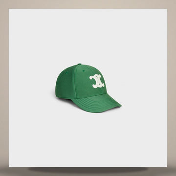 CELINE Trionf Baseball Cap - gewaschenes Baumwoll-Gabardine 158500801 [P]