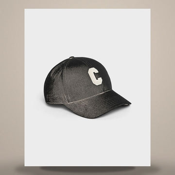 CELINE Initiale Baseballmütze - Baumwolle Schwarz 2AUY8969P.38NO 158500809 [P]