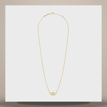 CELINE Myon Triomphe Diamant Halskette - Gelbgold & Weißdiamant 46X766GYD.37YW 158502183 [P]