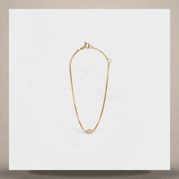 CELINE Sentimental Brilliant Armband - Gelbgold & Diamant Gelbgold & Weiß 46P216GYD.37YW 158501033 [P]