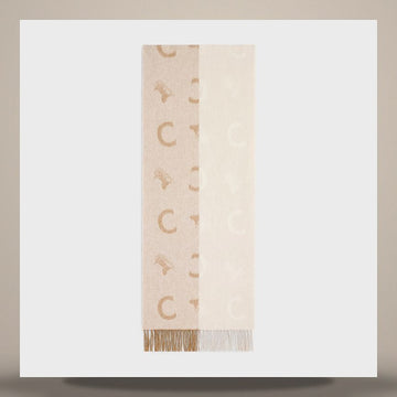 CELINE Schal - Wolle & Kaschmir Beige / Creme AA0GM2T09.FYX9 158501055 [P]