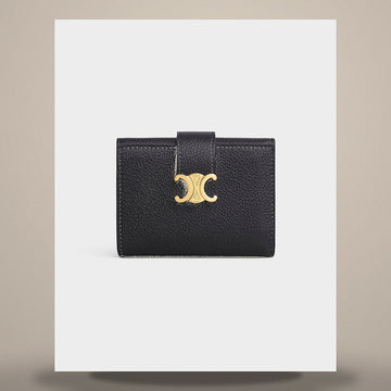 Celine Nino Fine Strap Wallet - Supple Grain Calfskin Black 10M963GHH.38NO 158501102 [P]