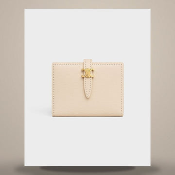 CELINE Bifold Karte Geldbörse - Ziegenleder Creme L101O3GVE.01CR 158501163 [P]