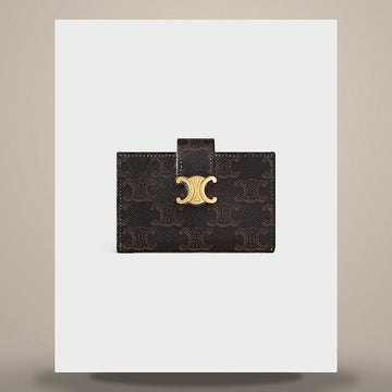 Celine Nino Accordion Card Wallet - Triomphe Canvas 10N842CQH.04LU 158501204 [P]