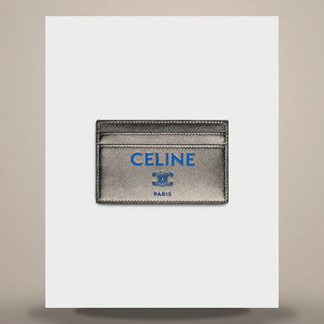 CELINE カードケース - ソフトラムスキン ブラック / ウルトラブルー 10N764K40.GLK0 158501213 [P]