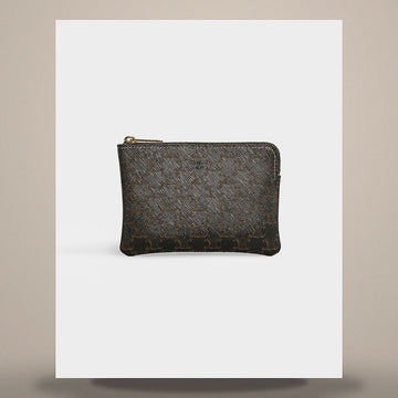 Celine Coin Purse - Triomphe Canvas Black 10C662BTA.38NO 158501210 [P]