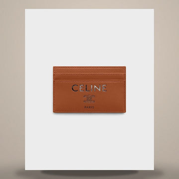CELINE カードケース - ソフトラムスキン タン / ブラック 10N764K40.GLK3 158501214 [P]