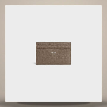 Celine Card Holder - Grain Calfskin Repair 10N763GTH.09SR 158501221 [P]