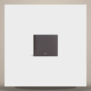CELINE Bifold Geldbörse - geprägtes Kalbsleder grau 10B653GTZ.10DC 158501234 [P]