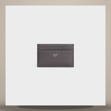 CELINE Mittleres Kartenetui - Kgrain-Kalbsleder Grau 10N763GTH.10DC 158501257 [P]
