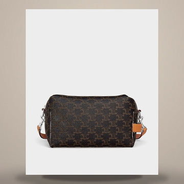 CELINE テイクアウェイ クロスボディバッグ - トリオンフ キャンバス & カーフスキン L10033C58.04LI 158501301 [P]