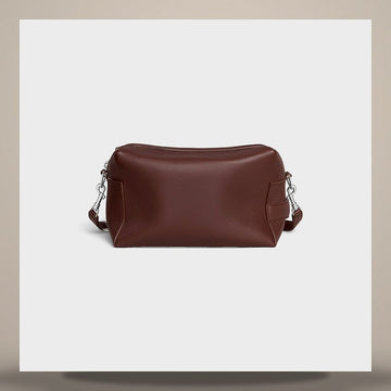 CELINE テイク アウェイ メッセンジャーバッグ - 柔らかいカーフスキン チェスナット L10032M96.18CV 158501302 [P]