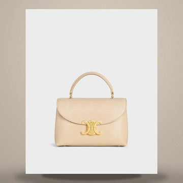 Celine Teen Nino Bag - Lizard Deep Ivory 123654BFJ.02EZ 158501328 [P]