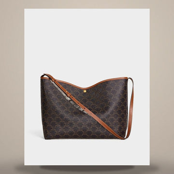 CELINE Weicher Shopper Bag - Trionphe Canvas & Kalbsleder 123912GXC.04LU 158501337 [P]