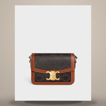 CELINE Tin Trionph Tasche - Trionph Canvas & Kalbsleder 188882BZ4.04LU 158501349 [P]