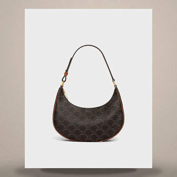 Celine Ava Bag - Triomphe Canvas & Calfskin Tan 193952BZJ.04LU 158501352 [P]