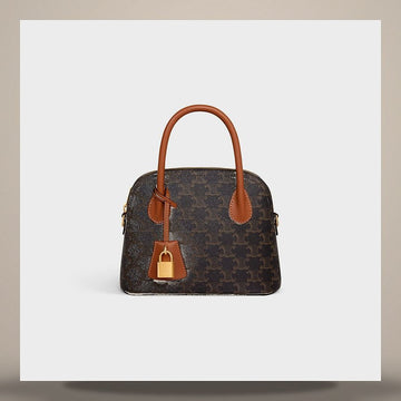 Celine Tin Onorin Bag - Triumph Canvas & Calfskin 120682DNK.04LU 158501356 [P]