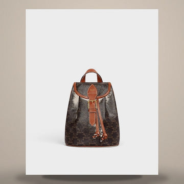 CELINE Mini Polco Rucksack - Trionph Canvas & Kalbsleder 197662CAS.04LU 158501359 [P]