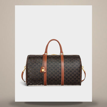 Celine Large Travel Bag - Triomphe Canvas & Calfskin 190672CAS.04LU 158501362 [P]