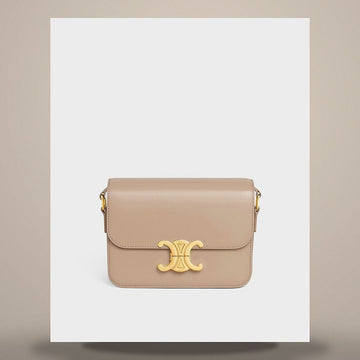 CELINE Tin Triomphe Tasche - Shiny Kalbsleder Safari 188423BF4.03SA 158501370 [P]