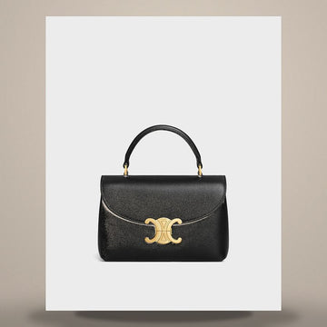 Celine Tiny Nino Bag - Supple Grain Calfskin Black 118113FXK.38NO 158501394 [P]