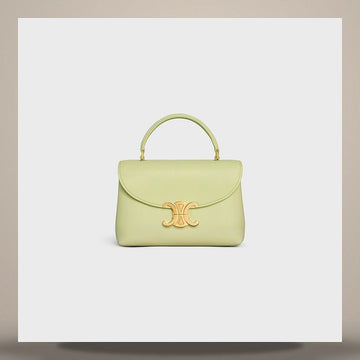 Celine Teen Nino Bag - Soft Lime Suppl Grain Calfskin 118113FXK.GJJ8 158501402 [P]
