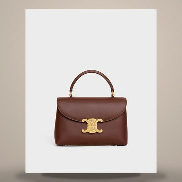 Celine Tiny Nino Bag - Supple Grain Calfskin Chestnut 118113FXK.18CH 158501405 [P]