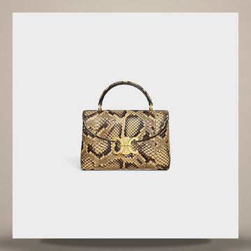 CELINE Tin Nino Bag - Python Miel 118113K24.03MI 158501412 [P]