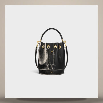 Celine Tiny Clara Bag - Supple Grain Calfskin Black 121673DPJ.38NO 158501420 [P]