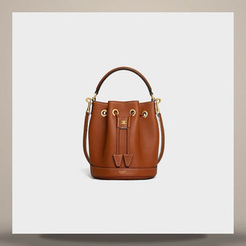 CELINE Tin Clara Tasche - Soft Grain Kalbsleder Tan 121673DPJ.04LU 158502095 [P]