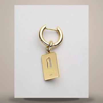 CELINE Charm Lock Ohrringe - Gold-Finish Messing B10FJ4V81.35OR 158502593 [P]