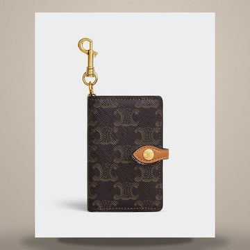 Celine Note Charm - Triomphe Canvas & Calfskin 158502695 [P]