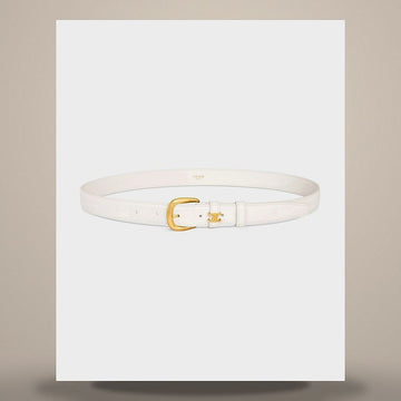 Celine Vivienne Belt 25MM - Taurillon Leather Rice 45BNN3A01.01RC 158502754 [P]