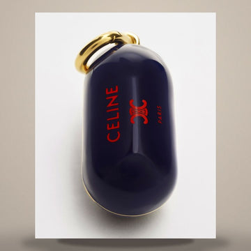Celine Oval Box - Enamel & Gold Finish Brass Navy / Gold B10GR4X01.GJZ0 158502805 [P]
