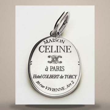 CELINE Maison Medaille - Rhodium-finish Messing Silber B101O6BRA.36SI 158502811 [P]