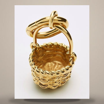 CELINE Charm-Panier - Gold-Finish Messing B10723F58.35OR 158502838 [P]