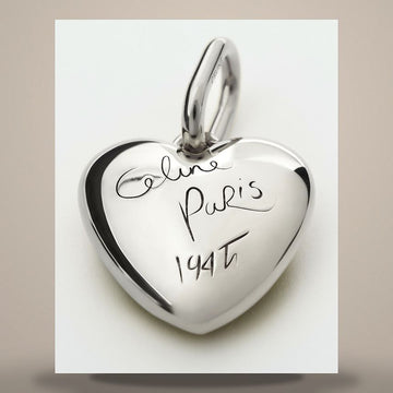 Celine Heart 1945 - Aluminum Silver 158502847 [P]