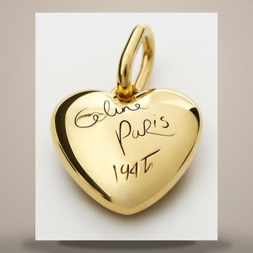 Celine Heart 1945 - Aluminum Gold B106N3E26.35OR 158502850 [P]