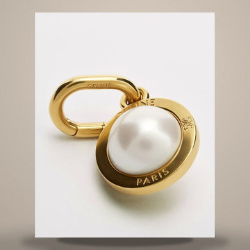 CELINE パール - レジンパール & ゴールドフィニッシュブラス / アイボリー B104Z6PRB.01GI 158502858 [P]