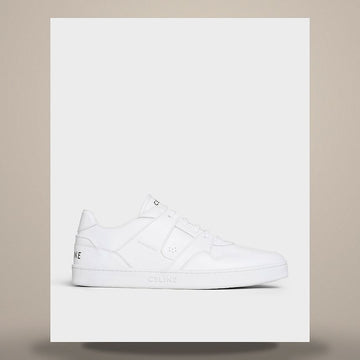 Celine Trainer CT-04 Low Lace-Up Sneakers - Calfskin Optic White 346483338C.01OP 158502895 [P]