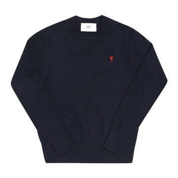 AMI HKS826 001 414 Herrenpullover mit Kleinstickherzlogo 150215474 [P]