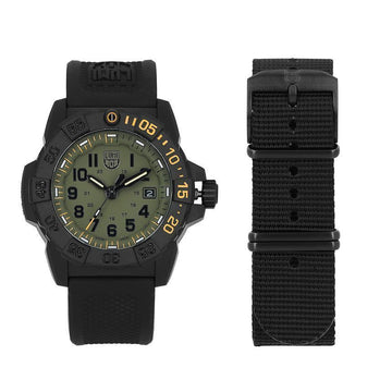 LUMINOX XS.3517.NSF.SET ネイビージール ミリタリーダイバー ウレタン メンズ腕時計 153415673 [P]