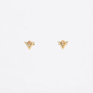 LOUIS VUITTON 女性 エッセンシャル V スタッド ピアス ゴールド 158380035 [P]