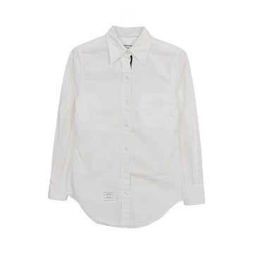 Thom Browne Button Down Cotton Oxford Shirt White 158394627 [P]