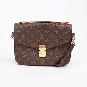 LOUIS VUITTON Pochette Metis Monogram Canvas Tote Shoulder Bag 158394723 [P]